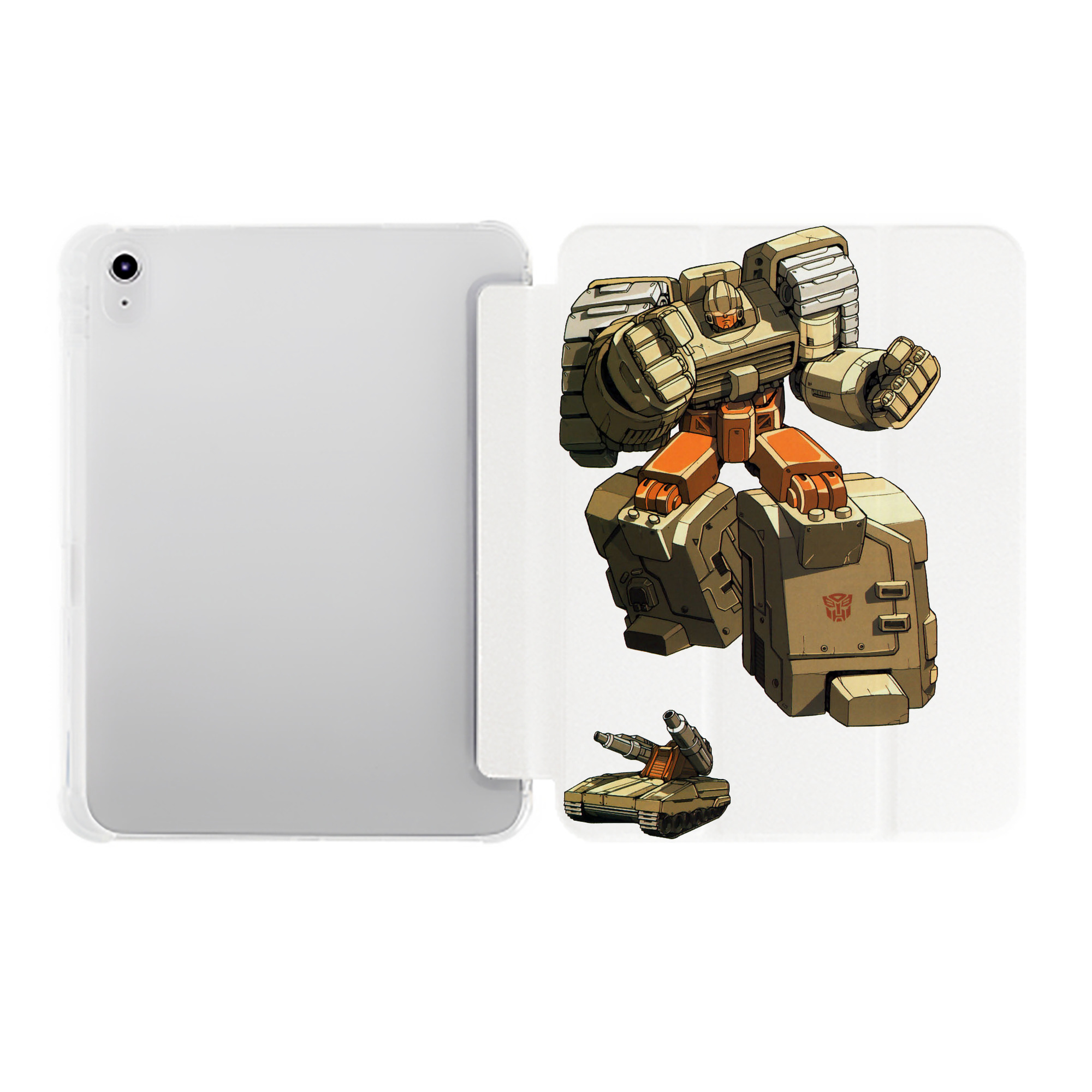 （画像用）  IPad ケース ペン収納付き 三つ折りスタンド PUレザー×シリコン 対応機種9.5/10.5/10.9インチ